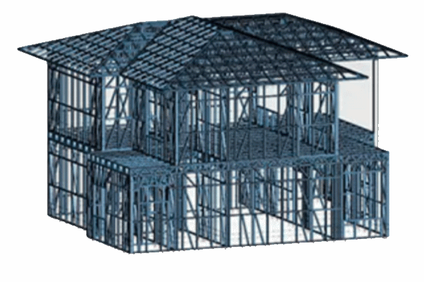 Hasken Gauge Karfe Prefab House