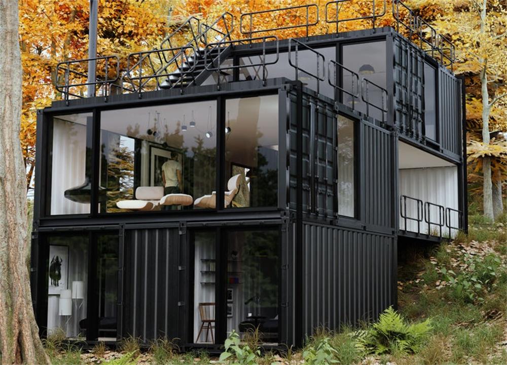 Shipping Container Home sa Steep Slope, Marin, California 0