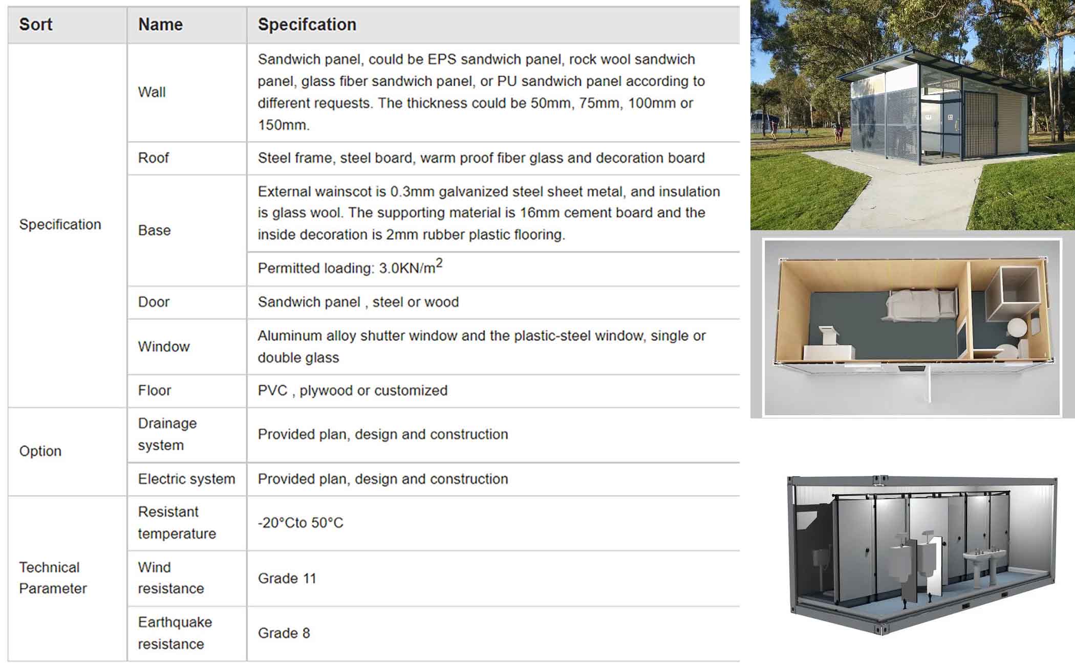 Modular Public Toilets