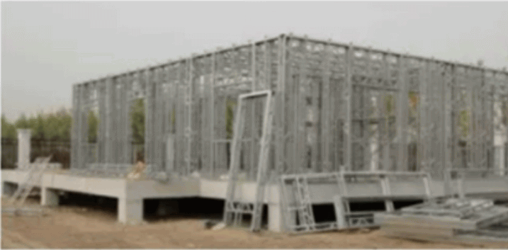 Prefabricated steel frames